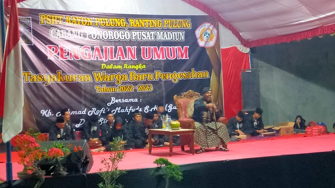 Amankan Giat Warga Baru PSHT Rayon Kebon Ranting Pulung Berlangsung Kondusif