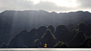 Morning Light on Coron Island