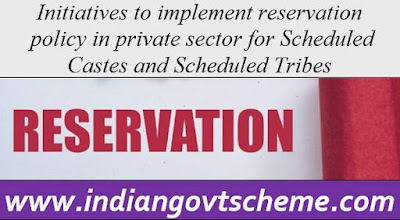 RESERVATION POLICY IN PRIVATE SECTOR