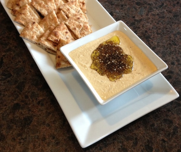 HUMMUS MADE WITH GREEK YOGURT