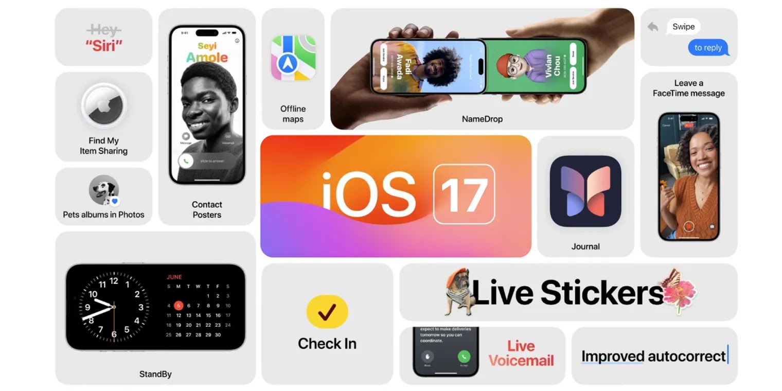 كل مزايا نظام iOS 17 الجديد من آبل 