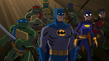 Batman se une a las Tortugas Ninja en una película animada. 