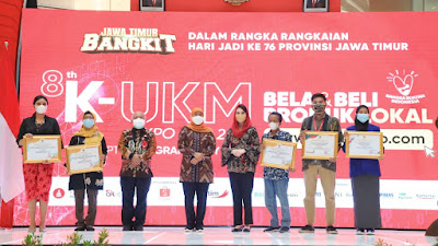 Buka 8th KUKM Expo Hybrid 2021, Gubernur Khofifah: Momen Kebangkitan Perekonomian Jatim