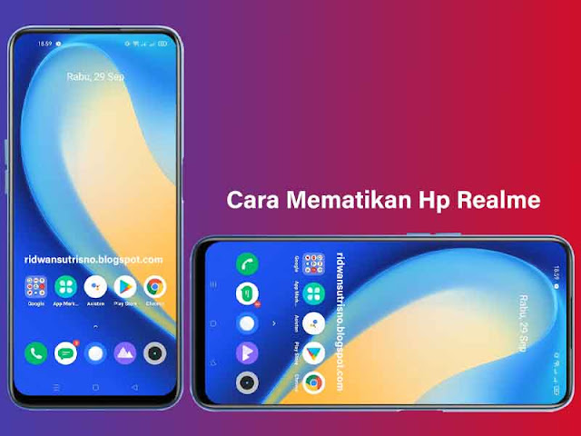 Cara Mematikan Hp Realme