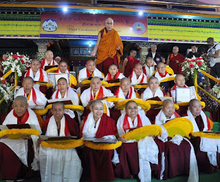 His Holiness the Dalai Lama Awards Historic Geshema Degree to Tibetan Buddhist Nuns