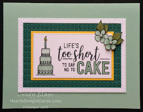 Heart's Delight Cards, Amazing Life, Occasions 2019, Birthday Card, Birthday Cake, Stampin' Up!
