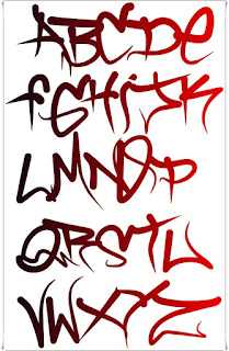 Graffiti abc, graffiti lettering, graffiti alphabet fonts a-z, graffiti styles alphabet