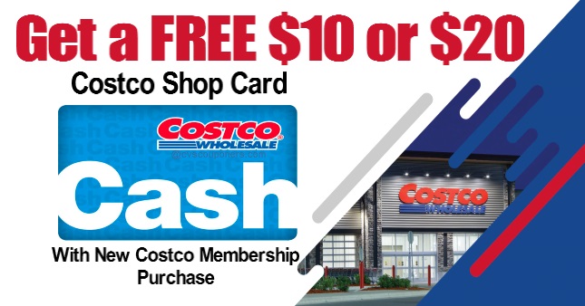 Free $20 Costco Shop Card