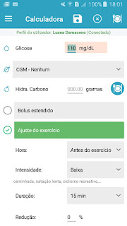 cálculo, exercício, insulina, diabetes