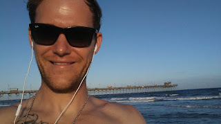 picture of myself with the pier in the background