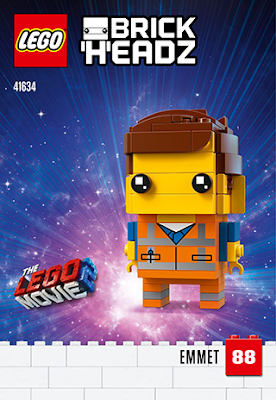 Emmet Brickheadz, Brickheadz, lego, legos, Lego Movie 2, Bricks