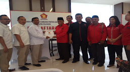 Diwakili Tim, Reno Yanuar Ambil Formulir Pendaftaran Balon Walikota Cilegon di DPD Gerindra Banten