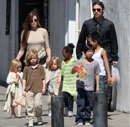 Brad Pitt And Angelina Jolie Kids