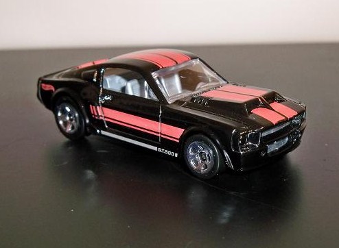 This Hot Wheels Mustang looks good in black The air scoops are ominous and