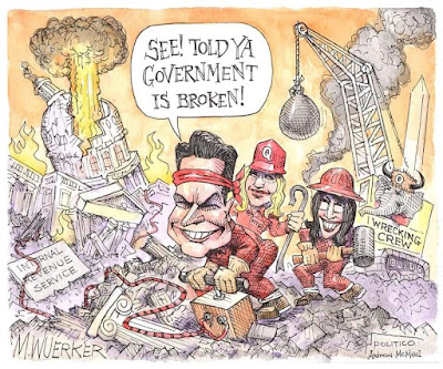 Matt Gaetz Blowing up the Government cartoon