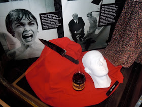 Original Psycho movie props display