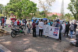 Aktifitasnya Dibatasi Pemerintah, Puluhan Warga Afganistan Gelar Aksi Demo di Depan Kantor Imigrasi Batam