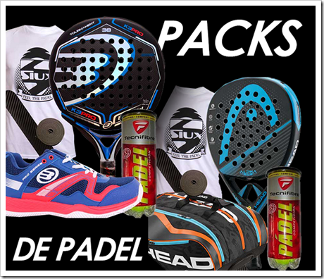 Los mejores packs de pádel para hombre y para mujer. ¿Estás bien equipado?