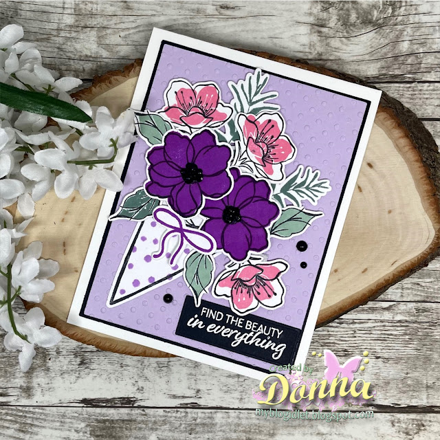 Donna Idlet, Gina K. Designs, Beauty in Everything, flowers, embossing