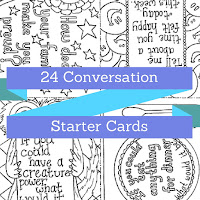 Conversation starter card set