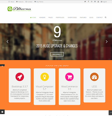 Alterna- Responsive Multipurpose WordPress Theme For Blogging