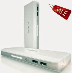 Voltsaf - Portable High Capacity Dual-Port External Battery Pack Power Bank Backup Charger for Smartphones