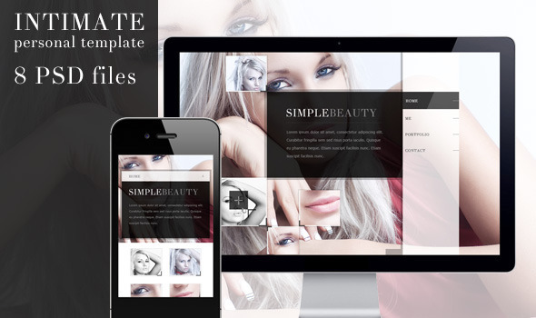 Intimate - Multipurpose PSD Theme - Personal PSD Templates