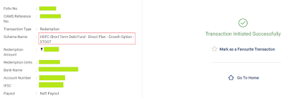 How to Redeem or Sell and Withdraw your money from HDFC Mutual Fund