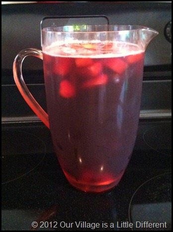 red wine sangria