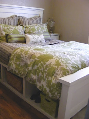 king size bed plans with drawers