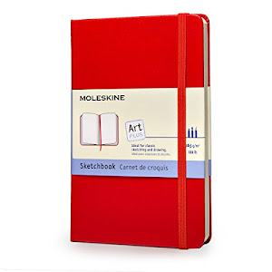 Red sketchbook, pocket notebook