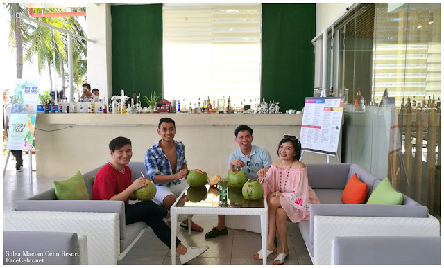 CBS Bloggers at the Pool Bar of Solea Mactan Cebu Resort