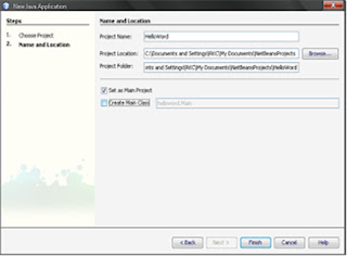 Cara membuat hello world java netbeans