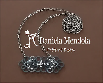 Tatting pendant - Ciondolo a chiacchierino