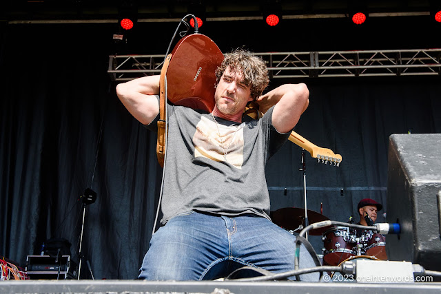 Michael Costantini at Riverfest Elora 2023 on August 18, 19, 20, 2023 Photo by John Ordean at One In Ten Words oneintenwords.com toronto indie alternative live music blog concert photography pictures photos nikon d750 camera yyz photographer