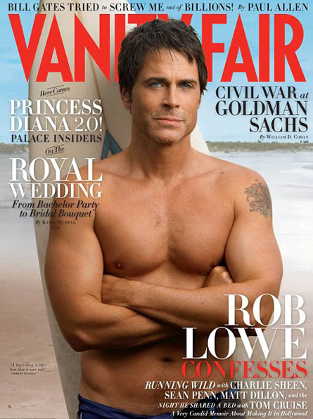 rob lowe vanity fair photos. All I care about are Rob#39;s