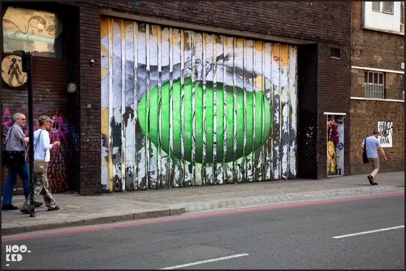 French Paste Up Street Artist Ludo in London