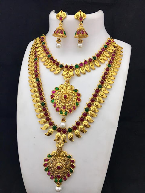 Designer Long Necklace Set 