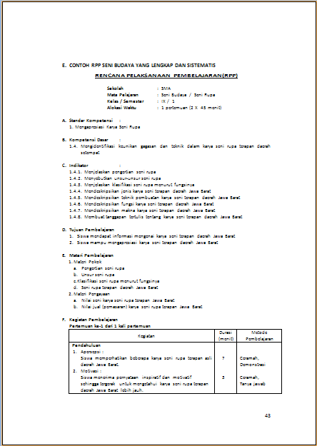 Arteducise: CONTOH LAPORAN HASIL PENELITIAN TINDAKAN 