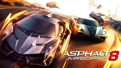 Seri asphalt yang paling fun dan punya banyak sekali elemen action Asphalt 8 : Airborne apk + obb