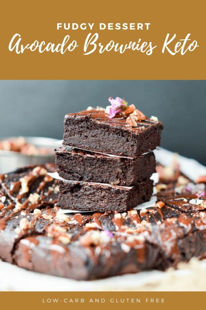 Avocado brownies low carb easy