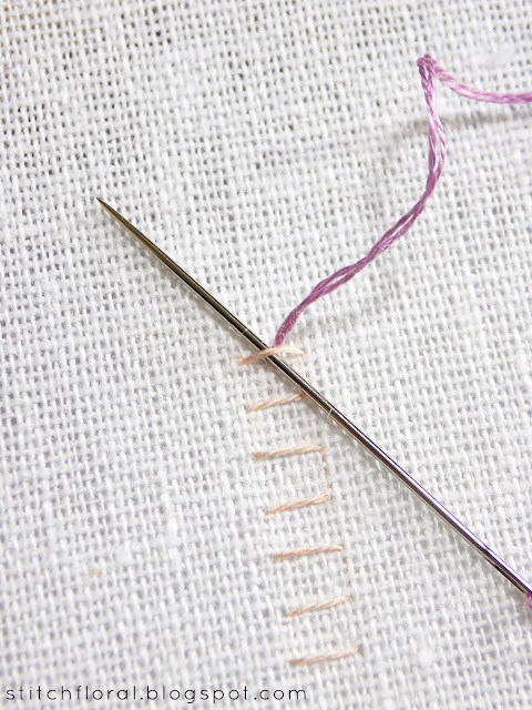 Raised Chain Stitch tutorial