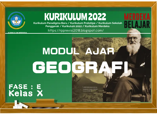 Modul Ajar Geografi Fase E Kurikulum Merdeka Revisi 2022 FULL untuk 1 Tahun