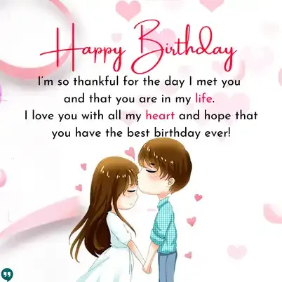 happy birthday wishes for lover quotes images