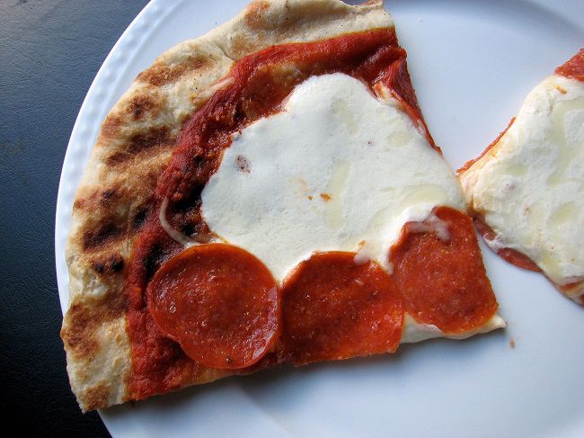 Grilled Pepperoni Pizza