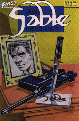 cover of Jon Sable Freelance #25 from First Comics