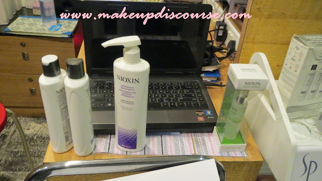 Nioxin Cleanser & Revitaliser, Nioxin Intensive Treatment (Deep Repair) and Nioxin Scalp Renew (Serum). Nioxin in India