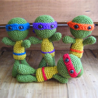 Teenage Mutant Ninja Turtles Crochet... Free pattern