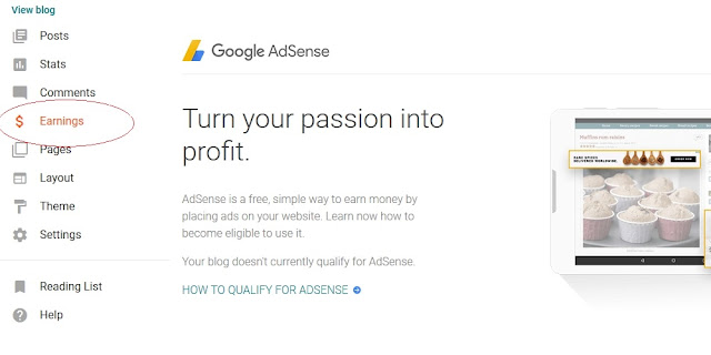 Cara Add Site Blogspot di Google Adsense