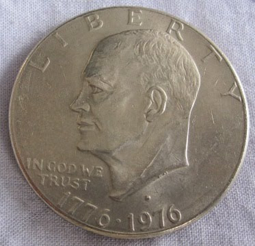 usa eisenhower bicentennial dollar 1976